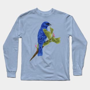 Indigo Bunting Long Sleeve T-Shirt